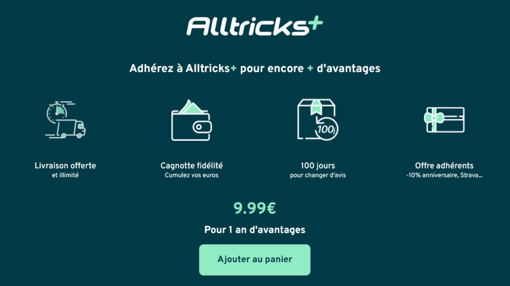 Programme alltricks Premium