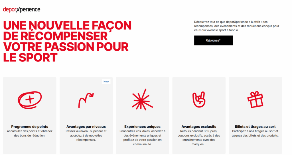 Deporxperience : programme de fidélité de Deporvillage